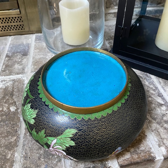 CLOISONNÉ Bowl with Lid - Picture 7 of 10